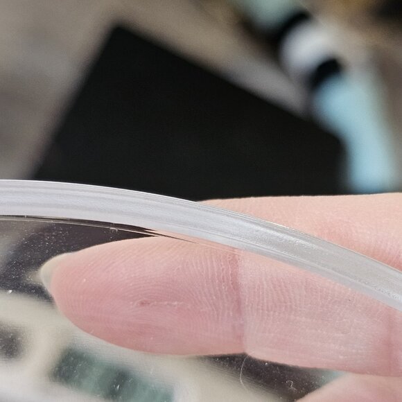 Set Val St Lambert Crystal BRUSSELS INTAGLIO Shallow Fruit Bowls Few Flea Bites - Picture 9 of 10